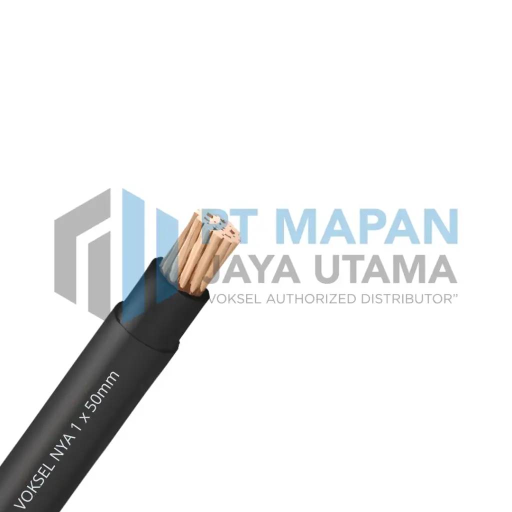 NYA 1 x 50 mm² - Black - Str - 450/750 V