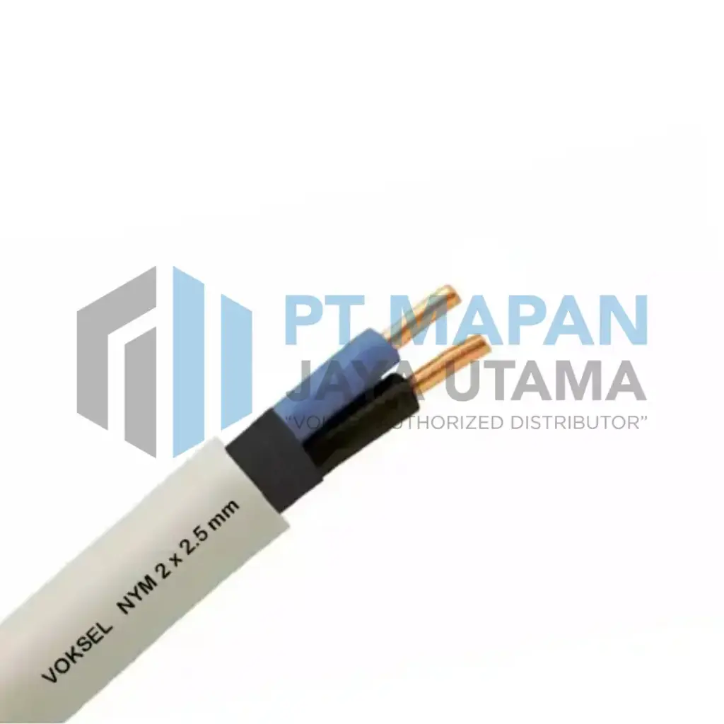 NYM 2 x 2.5 mm² Voksel - Solid - 300/500V @ 100M VOKSEL
