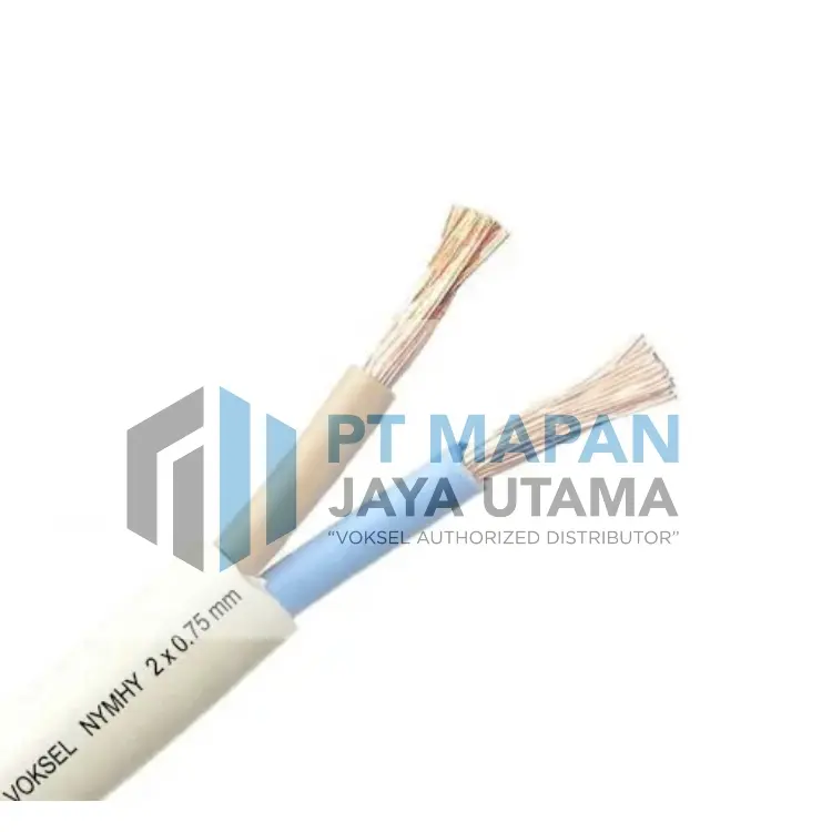 NYMHY 2 x 0.75 mm² - 300/500V @ 100M Voksel
