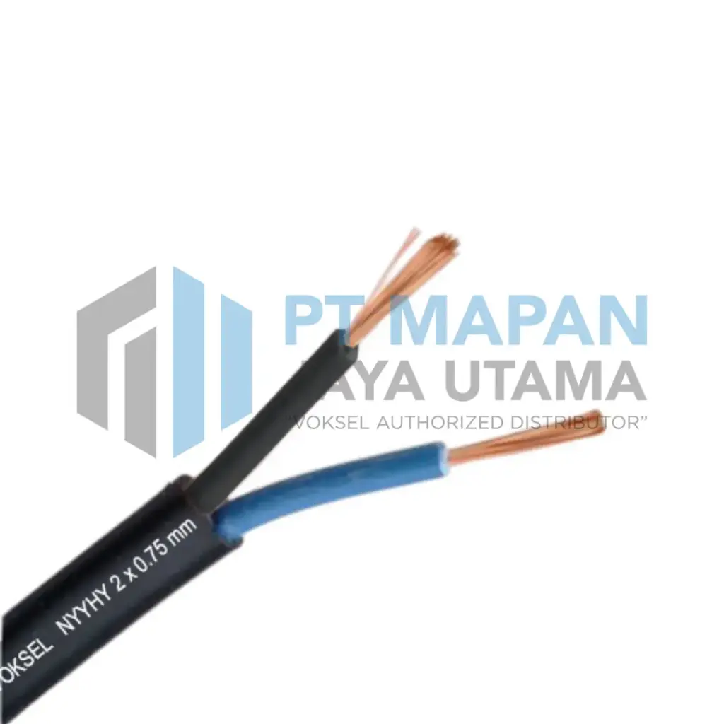 NYYHY 2 x 0.75 mm² - 450/750V @ 50 M VOKSEL