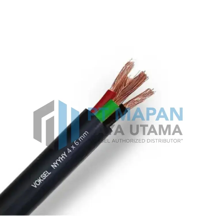 NYYHY 4 x 6 mm² - 450/750V @ 100M 