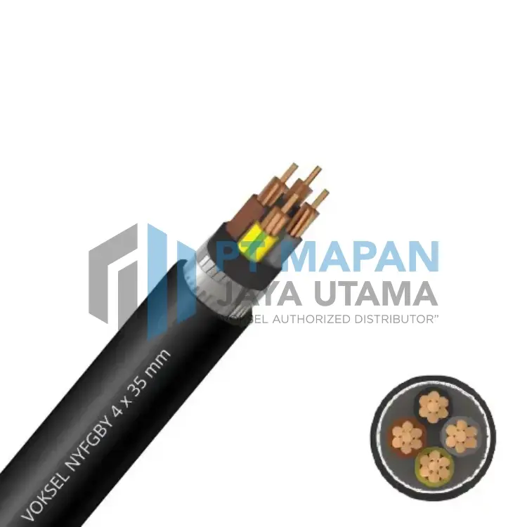 NYFGBY 4 x 35 mm² - Comp - 0.6/1 kV VOKSEL