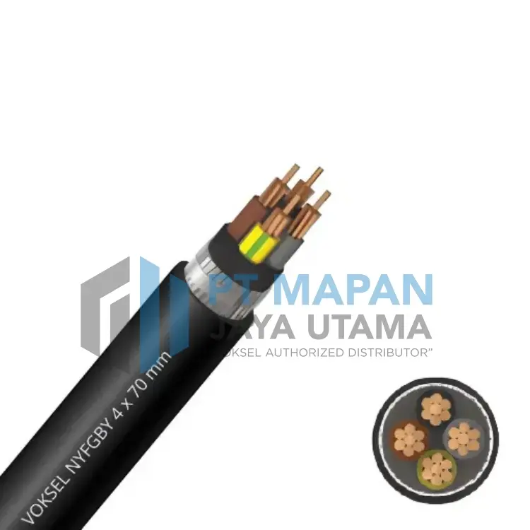 NYFGBY 4 x 70 mm² -Sect - 0.6/1 (1.2) kV VOKSEL