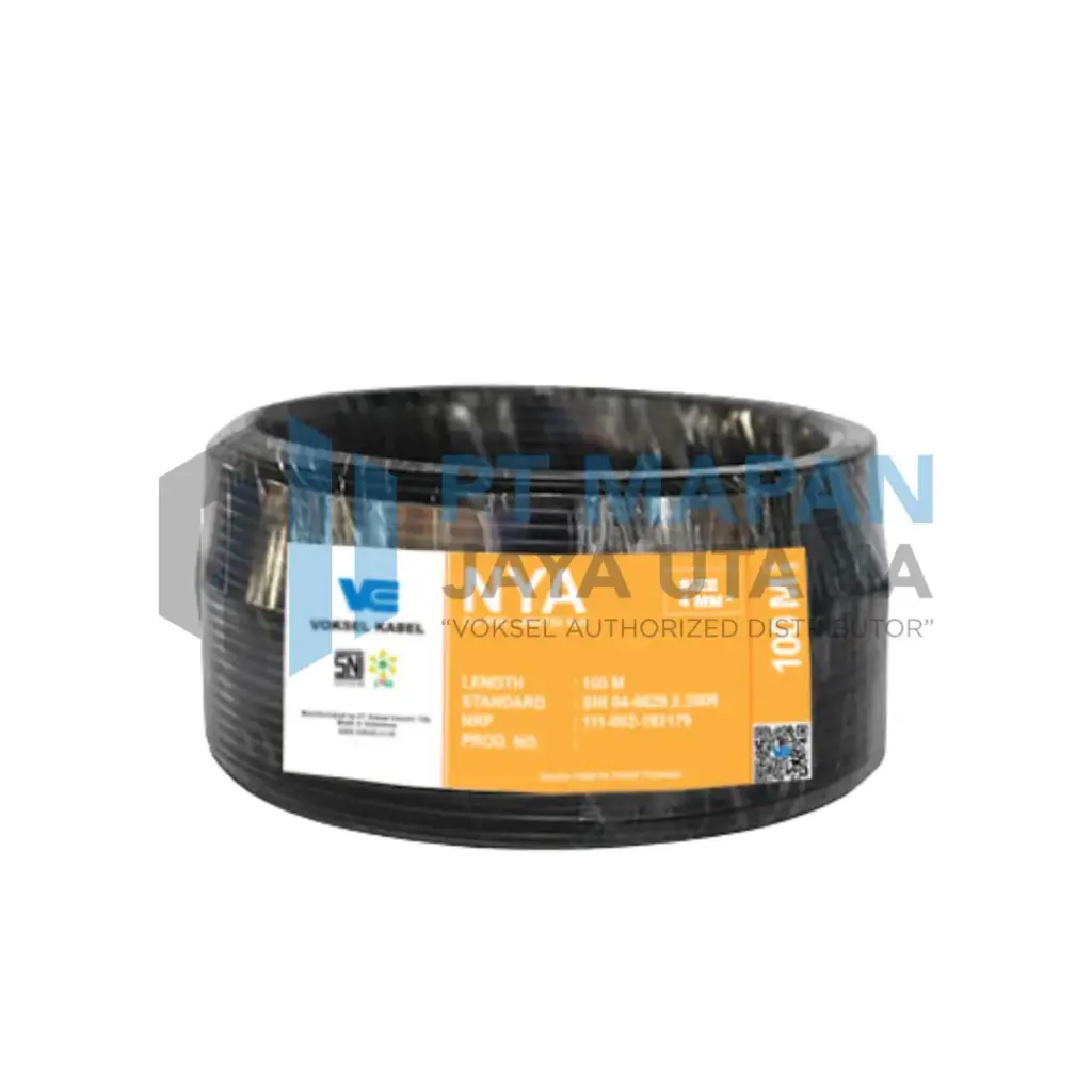 NYA 1 x 2.5  mm² Solid Black - 450/750V @ 100M