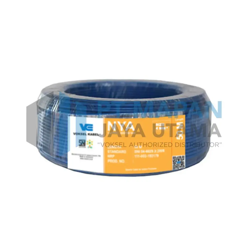 NYA 1 x 4   mm² Solid Blue - 450/750V @ 50M