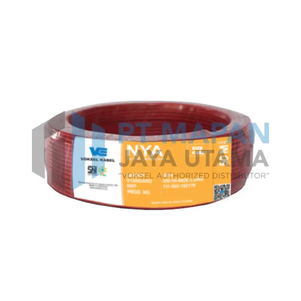 NYA 1 x 4   mm² Solid Red - 450/750V @ 50M