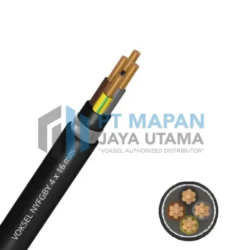 NYFGBY 4 x 16 mm² - Str - 0.6/1 kV VOKSEL