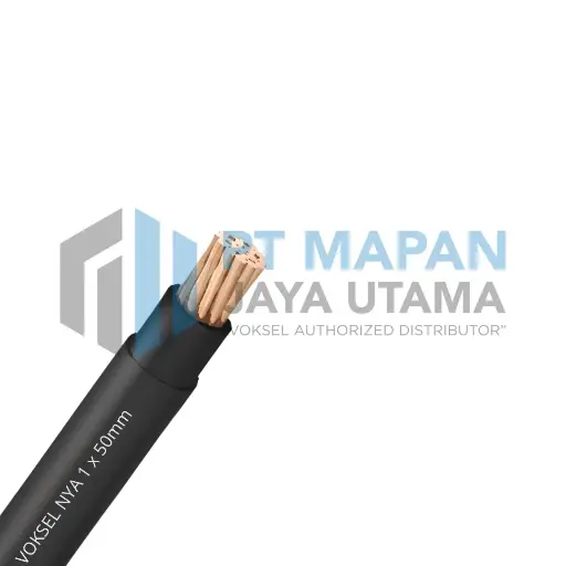 NYA 1 x 50 mm² - Black - Str - 450/750 V